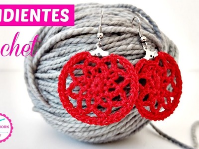 PENDIENTES ROJO