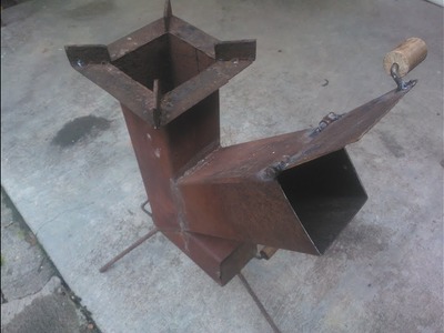 ROCKET STOVE O COCINA COHETE.