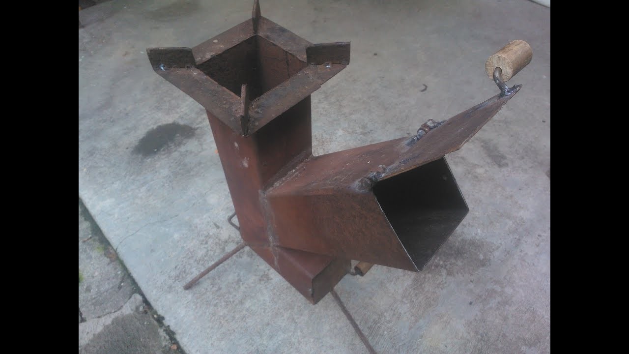 ROCKET STOVE O COCINA COHETE.