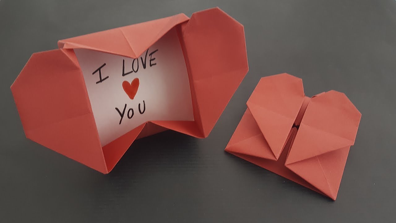 Caja Corazón - Origami
