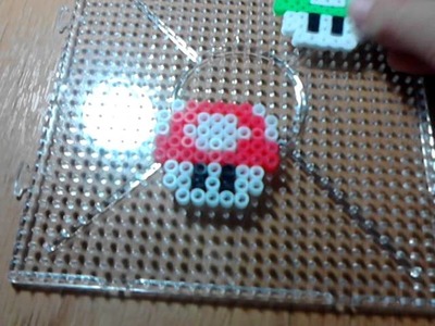 ♥Como hacer seta de Mario bros con hama beads♥