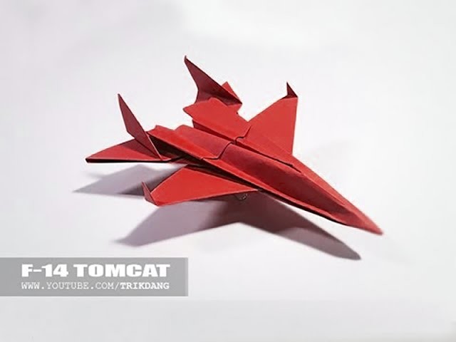Como hacer un Avion de Papel  | F-14 Tomcat +