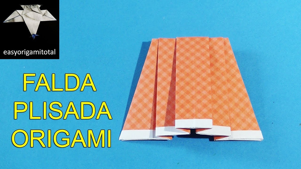 Como hacer una falda plisada origami