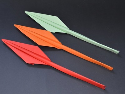 Como hacer una lanza de papel -  juguete de papel