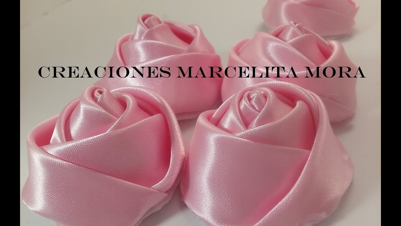 DIY-Como Hacer unos Botones Flor Rosas. How To Make Botton Flower Rose CV.