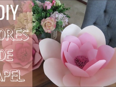 DIY FLORES DE PAPEL EN 5 PASOS!