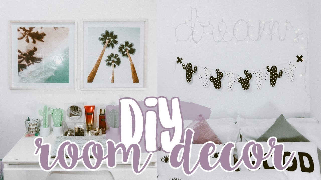 DIY Room decor ♡ Decora tu cuarto TUMBLR | Nati Aristi