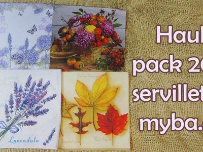 Haul 200 servilletas decoupage de Myba.es
