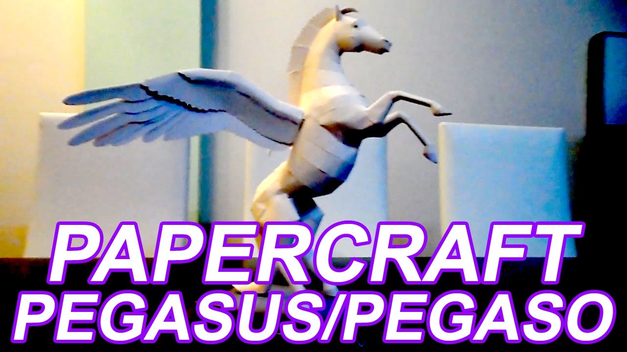 Pegasus papercraft | Recortable de Pegaso