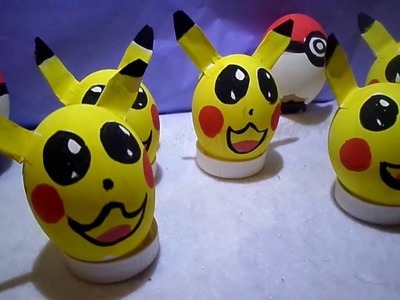 Pikachu en cascarón decorado