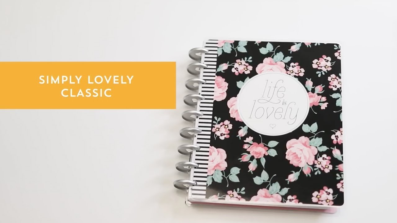 Planner Simply Lovely - The Happy Planner 2018