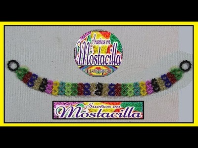 PUNTADA EN 8 INVERTIDA MANILLAS EN MOSTACILLA