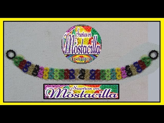 PUNTADA EN 8 INVERTIDA MANILLAS EN MOSTACILLA