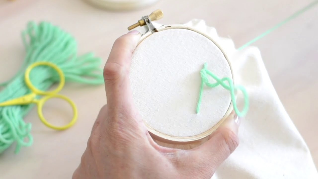 PUNTADA LARGA ABROCHADA