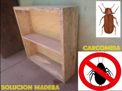 RECUPERANDO MADERA CARCOMIDA POR INSECTOS Alacena De Madera - Luis Lovon