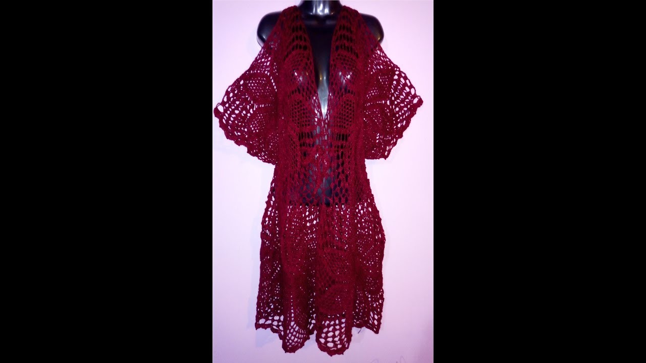 Tutorial Bluson Facilisimo 1ra Parte Crocheteando con la Comadre