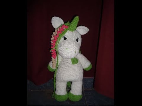 Unicornio al crochet (patrón)