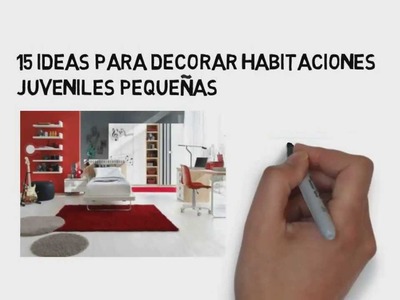15 ideas para decorar habitaciones juveniles pequeñas [Decoración de Habitaciones]