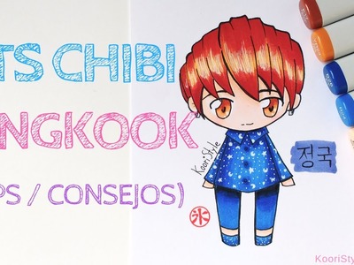 【BTS CHIBI】 Dibujando A JUNGKOOK + Consejos ♥! (ENG.ESP)