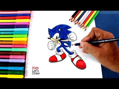 Cómo dibujar a Sonic paso a paso 2 | How to draw Sonic