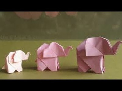 Como hacer elefante de papel - origami