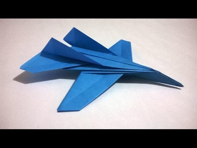 COMO HACER UN AVION DE PAPEL QUE VUELE MUCHO(origami papiroflexia)
