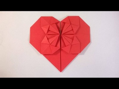 COMO HACER UN CORAZÓN DE PAPEL - How to make a origami paper heart