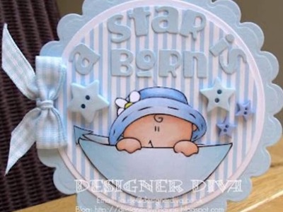 Creativas tarjetas para Baby shower hecha mano