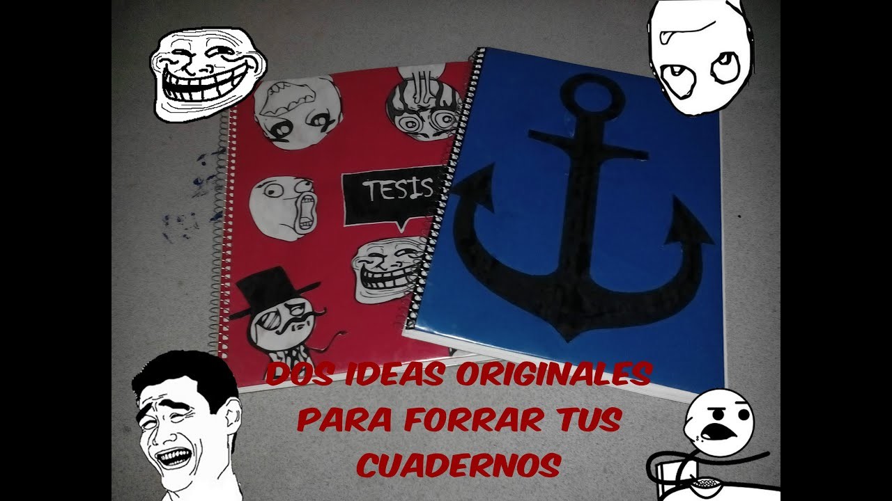 Dos Ideas Originales Para Forrar tus Cuadernos | Juan Ramirez