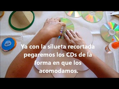 Espejo con CDs