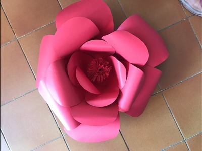 Flor  31 hecha en papel para decoración de boda Big flower made in paper