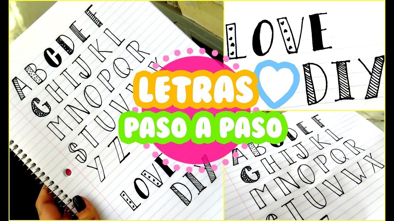 LETRAS BONITAS PASO A PASO ! ♥♥