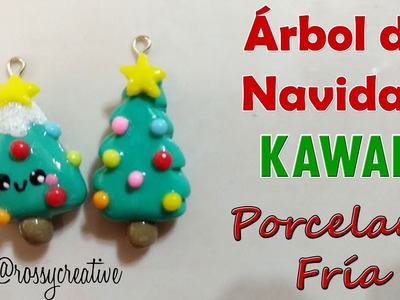 Tutorial ARBOL DE NAVIDAD KAWAII en porcelana fria. Ideas Navidad