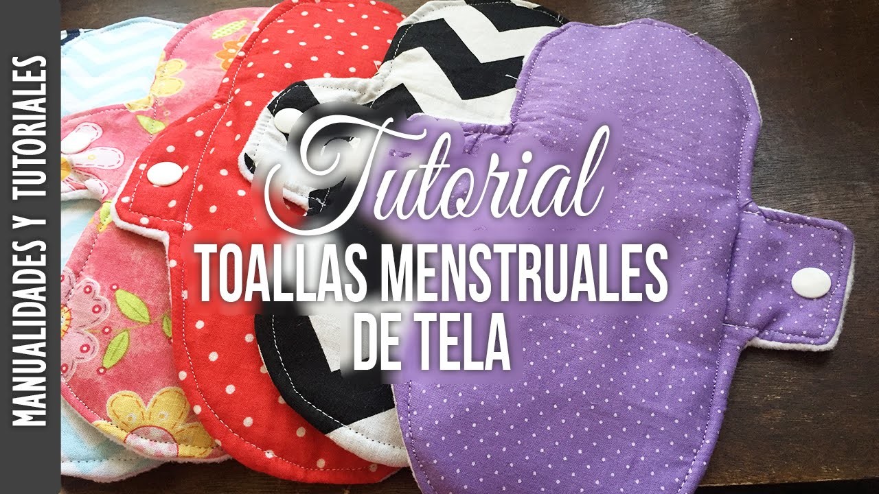 Tutorial: toallas menstruales de tela - Los290ss