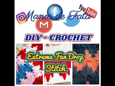#5 DIY Extreme Fan Drop Stitch Gorro a Crochet