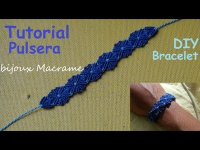 BijouX Macrame - Tutorial n#8 Pulsera. DIY Bracelet macrame