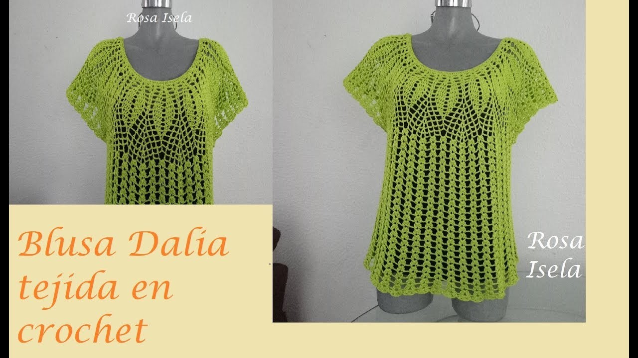 Blusa Dalia crochet