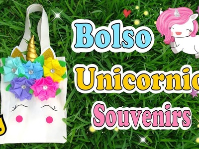 ♥ Bolso Sorpresa de Unicornio para Fiestas DIY ✿✿✿ Mis Flores de Tela