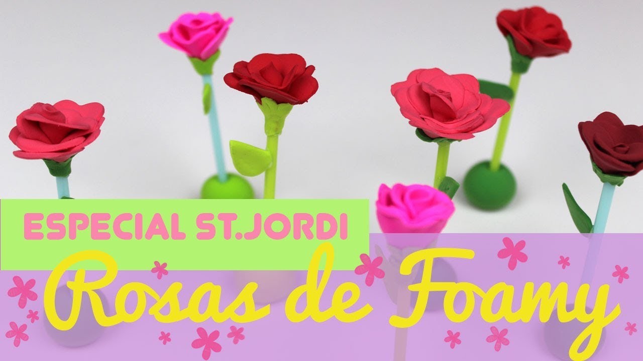 ¿Cómo hacer rosas de sant jordi? Tutorial de manualidades para el día del libro