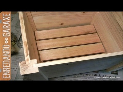 Como hacer un macetero con madera de palet, parte 1. Make a planter box out of palet boards, part 1