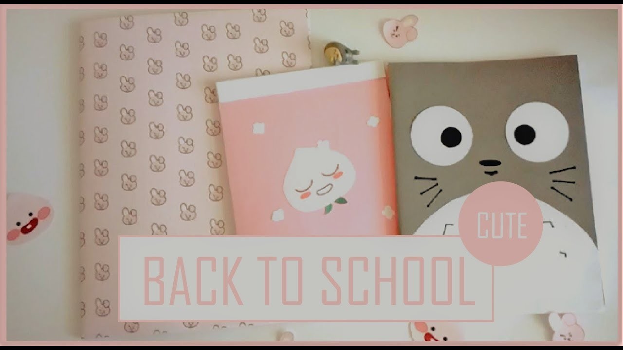 DIY:Back To School cute (Cooky BT21-Totoro- Apeach Kakao Talk)