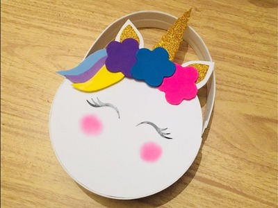 DIY: Bolsa unicornio foamy. dulcero. unicorn. día del niño
