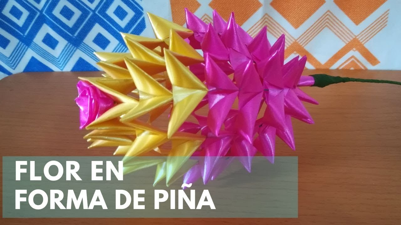 DIY - Flor de cinta de papel