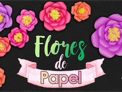 DIY: Flores de PAPEL