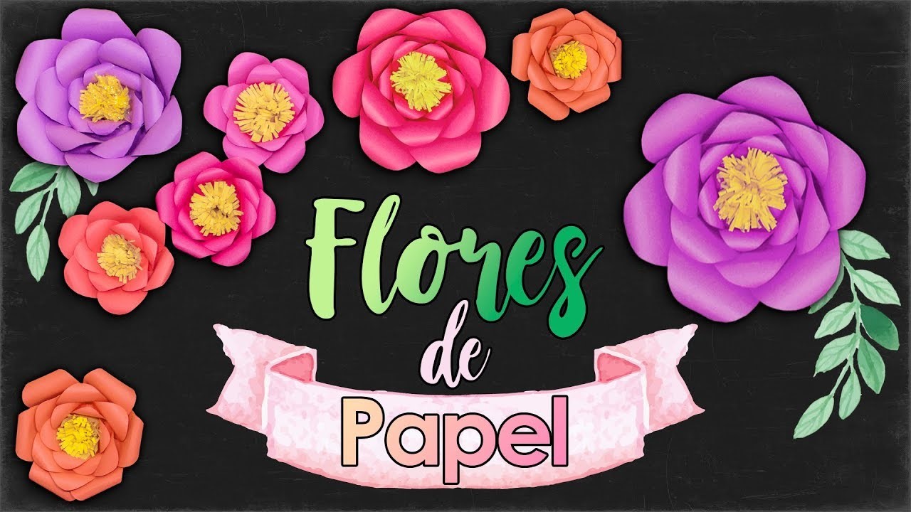 DIY: Flores de PAPEL