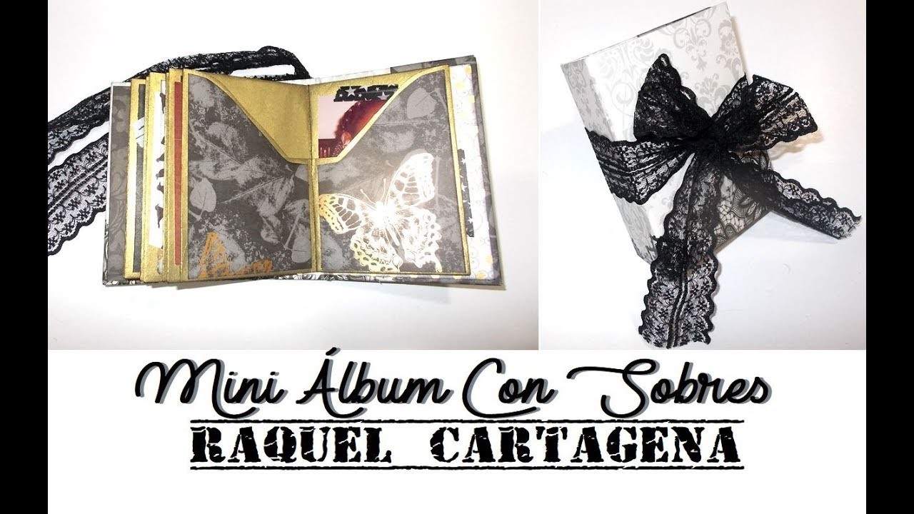DIY TUTORIAL mini álbum sencillo con sobres y con fotos