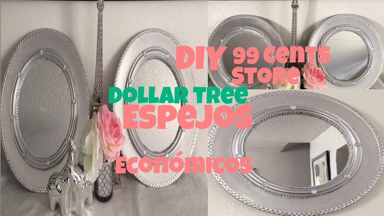 Dollar tree dIY espejos elegantes