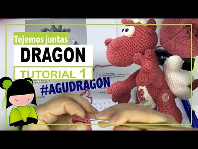 Dragon amigurumi paso a paso | TEJEMOS JUNTAS? | Parte  1