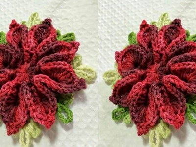 Flor en Crochet o Ganchillo