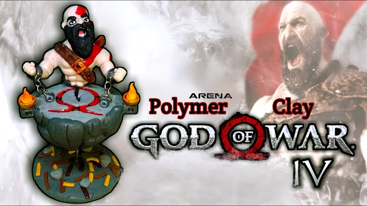 GOD OF WAR 4 | DIORAMA MINIATURE | Polymer Clay Tutorial